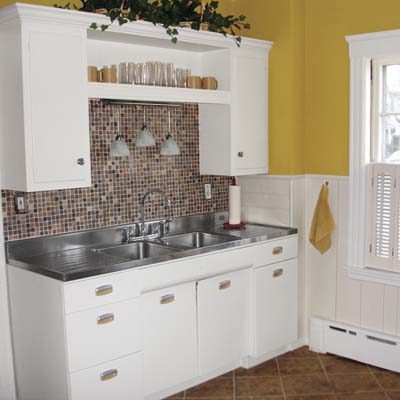 small kitchen remodel, via This Old House