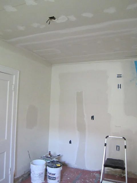 small kitchen remodel, replacing drywall