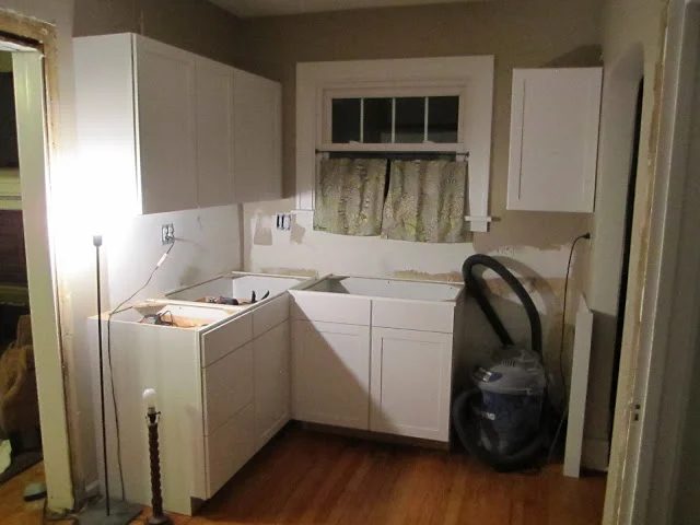 small kitchen remodel, new cabinets 2