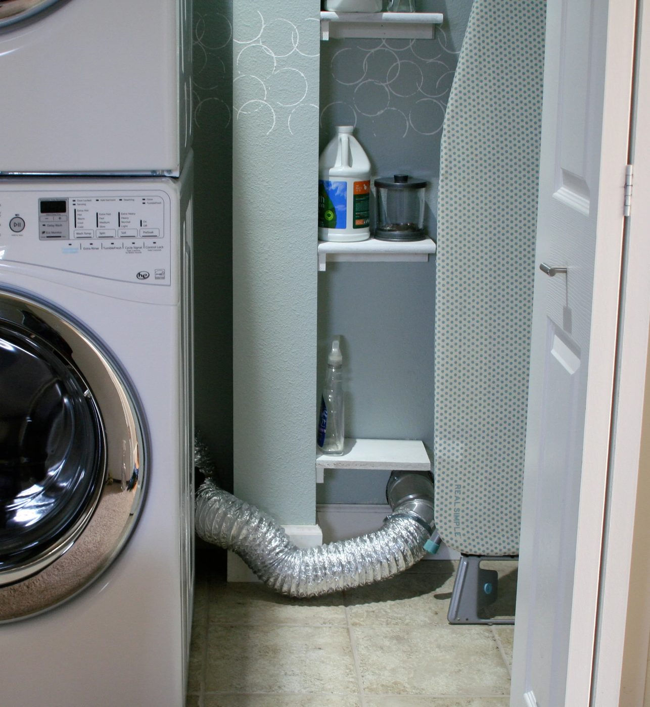 how to hide dryer vent ducting, Love Melinda on Bekob