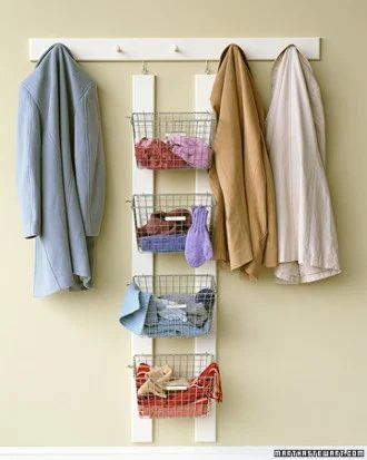 direct mudroom organizer, via Martha Stewart