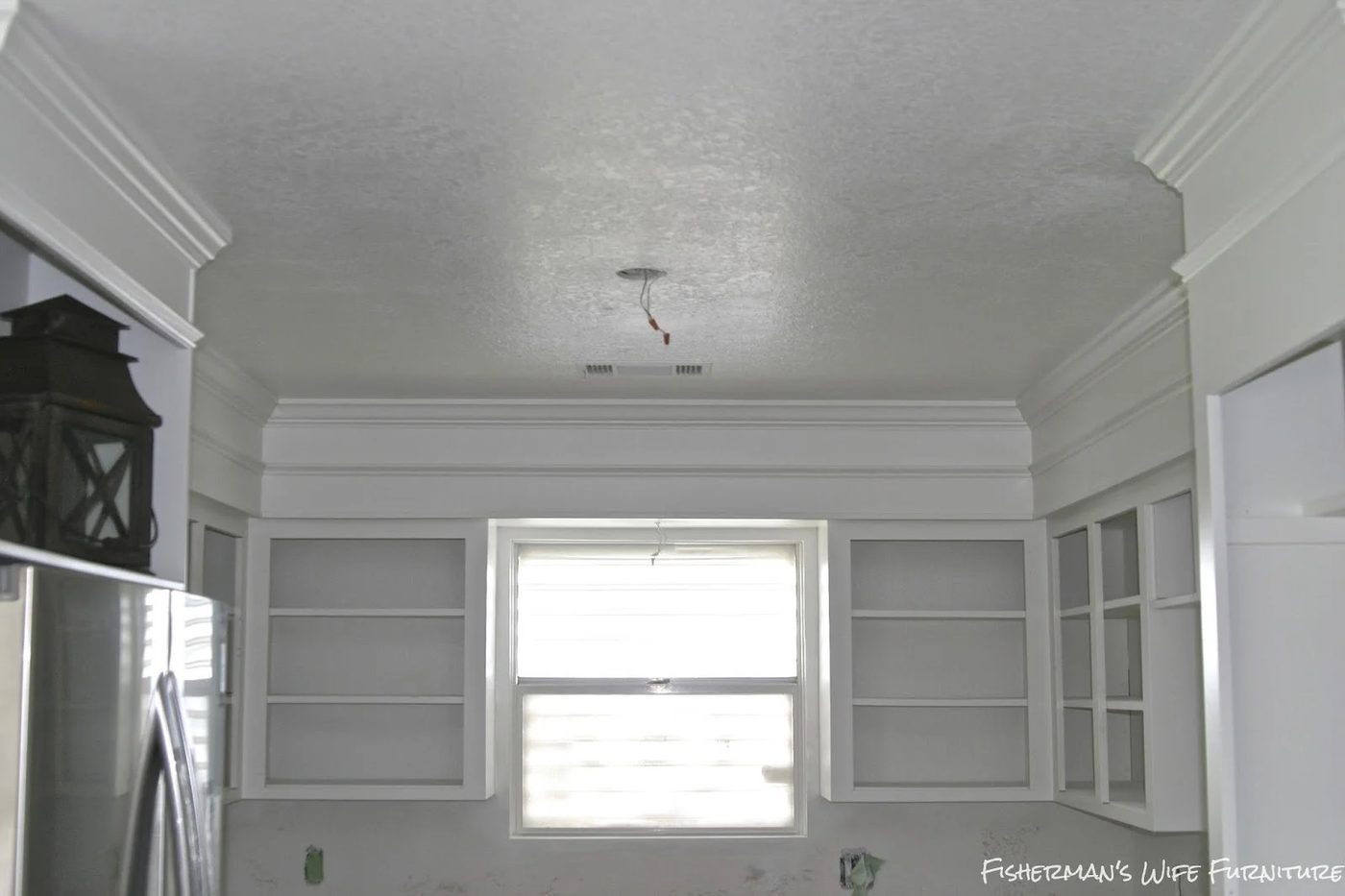 makeover white painted kitchen cabinets remodel, Fisherman's Wife Furniture featured on Bekob.com