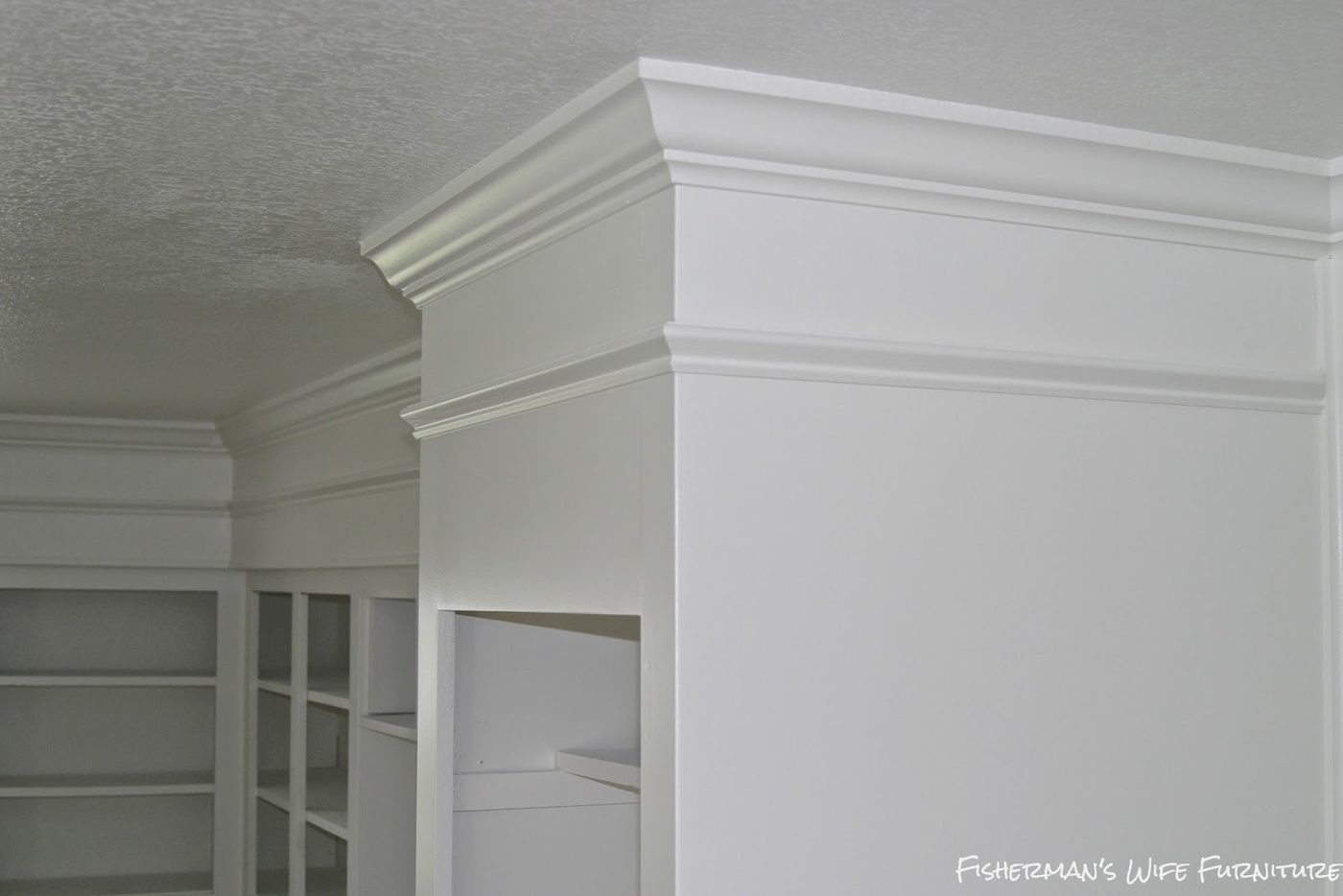 white painted kitchen cabinets, Fisherman's Wife Furniture featured on Bekob.com