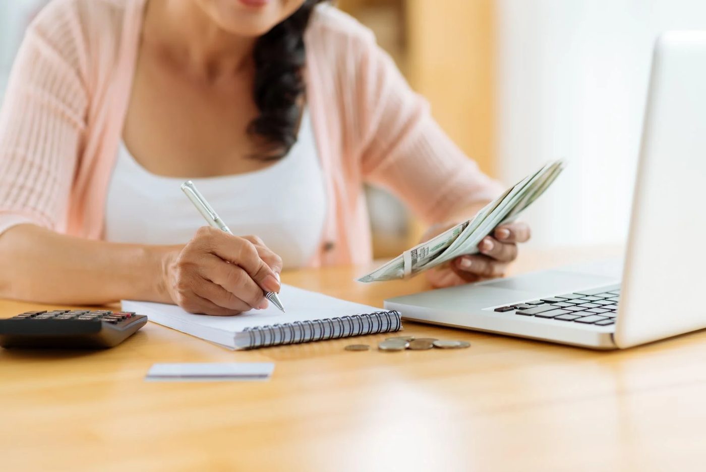 Woman Budgeting