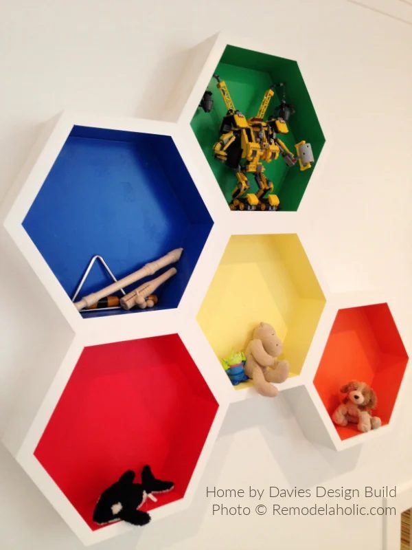 Hexagon Toy Storage Shelves Display UVPH 2015 H27 Bekob