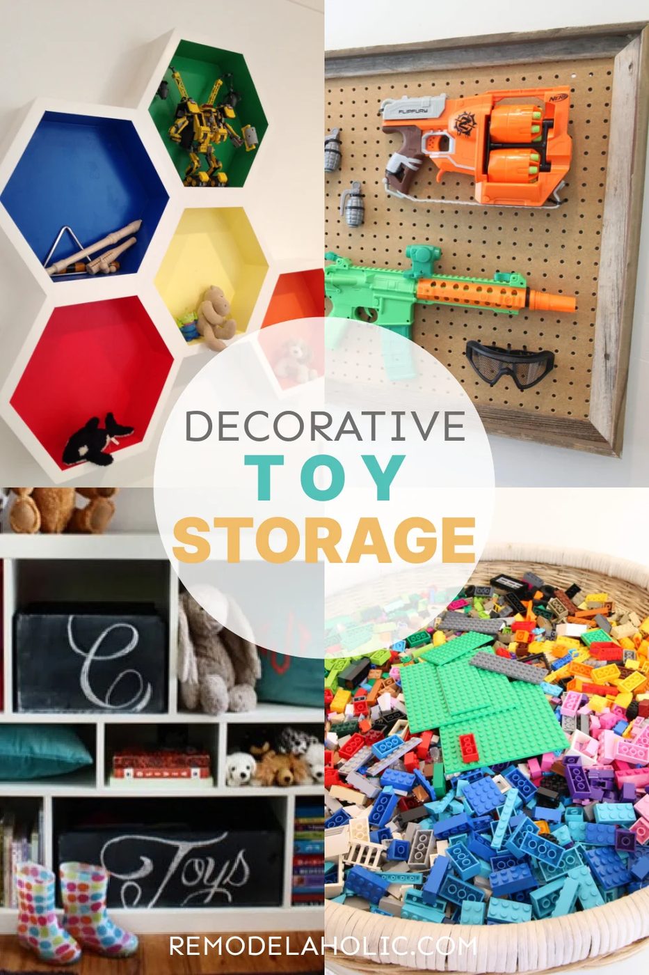 Decorative Toy Storage options For Living Room And Small Spaces, Bekob