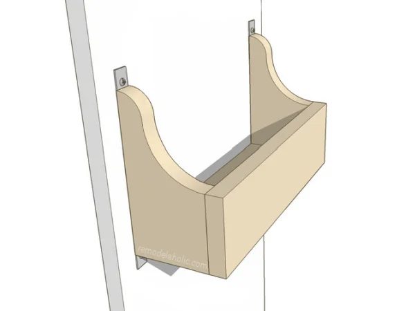 Diy Cabinet Door Storage Bin Plans To Build Your Own Under Sink Storage And Organize Cabinets #Bekob