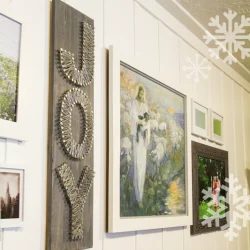 String Art walkthrough Joy sign Chrsitmas art-250 x250