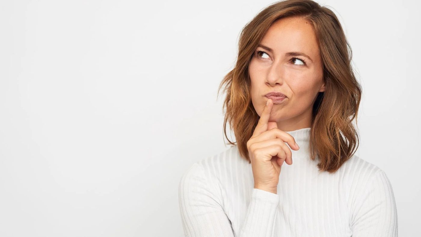 Woman Thinking Things