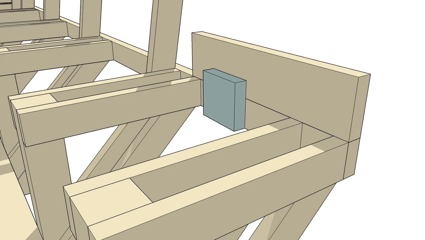 Building Plan and walkthrough: Space-Saving Built-in Deck Benches and Tables @Bekob