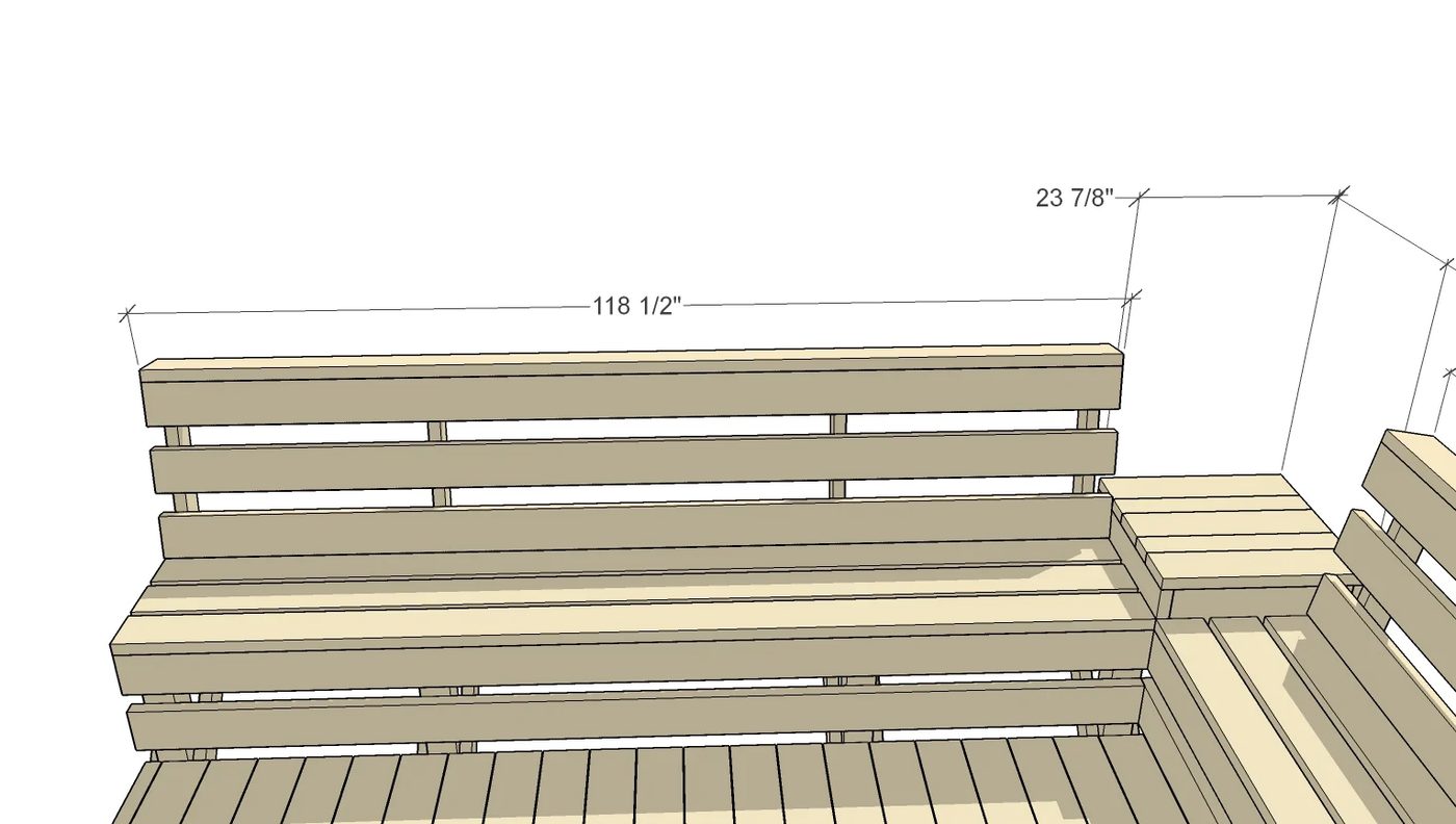 How to Build Space-Saving Deck Benches and Tables (that don't take up any square footage of your deck) | Free building plan and video walkthrough at Bekob.com