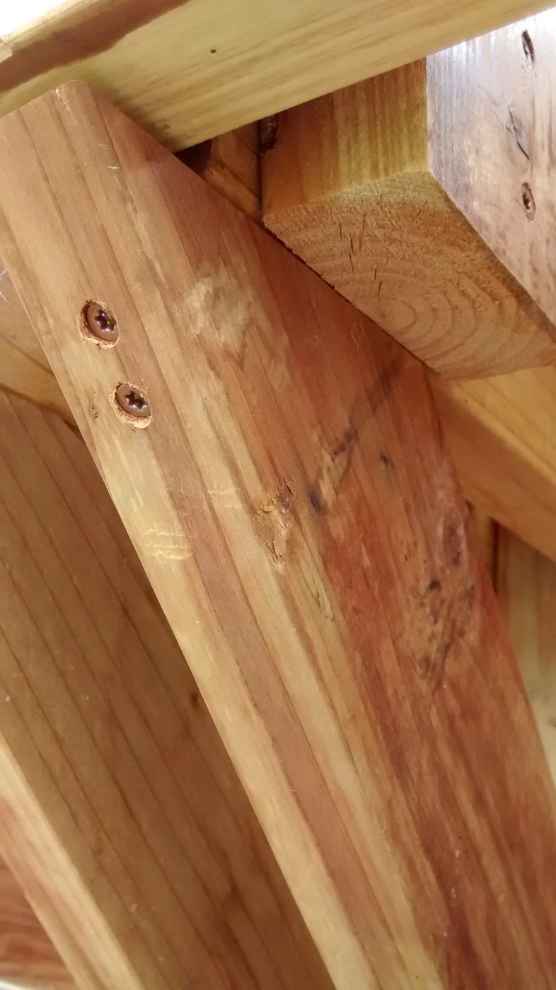 Building Plan and walkthrough: Space-Saving Built-in Deck Benches and Tables @Bekob