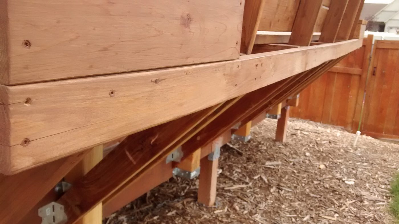 Building Plan and walkthrough: Space-Saving Built-in Deck Benches and Tables @Bekob