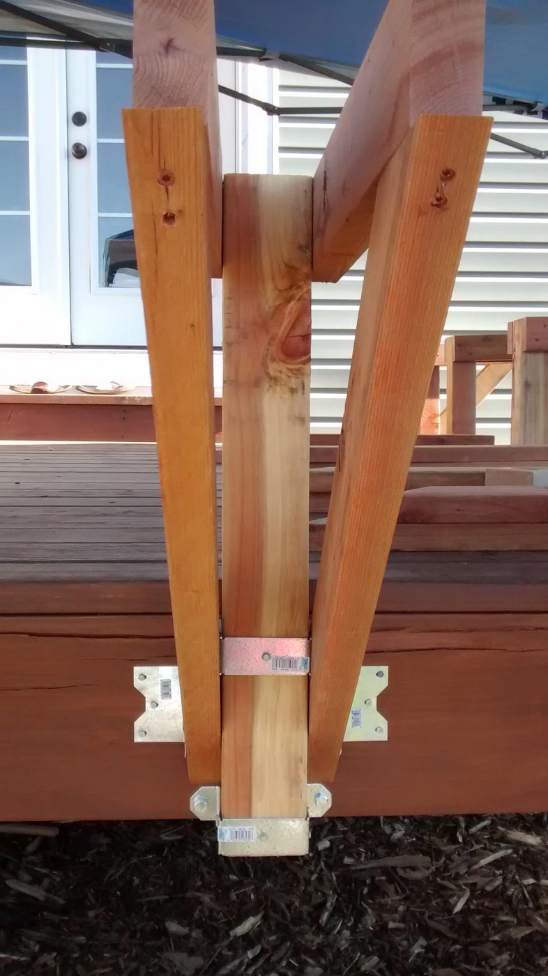 Building Plan and walkthrough: Space-Saving Built-in Deck Benches and Tables @Bekob