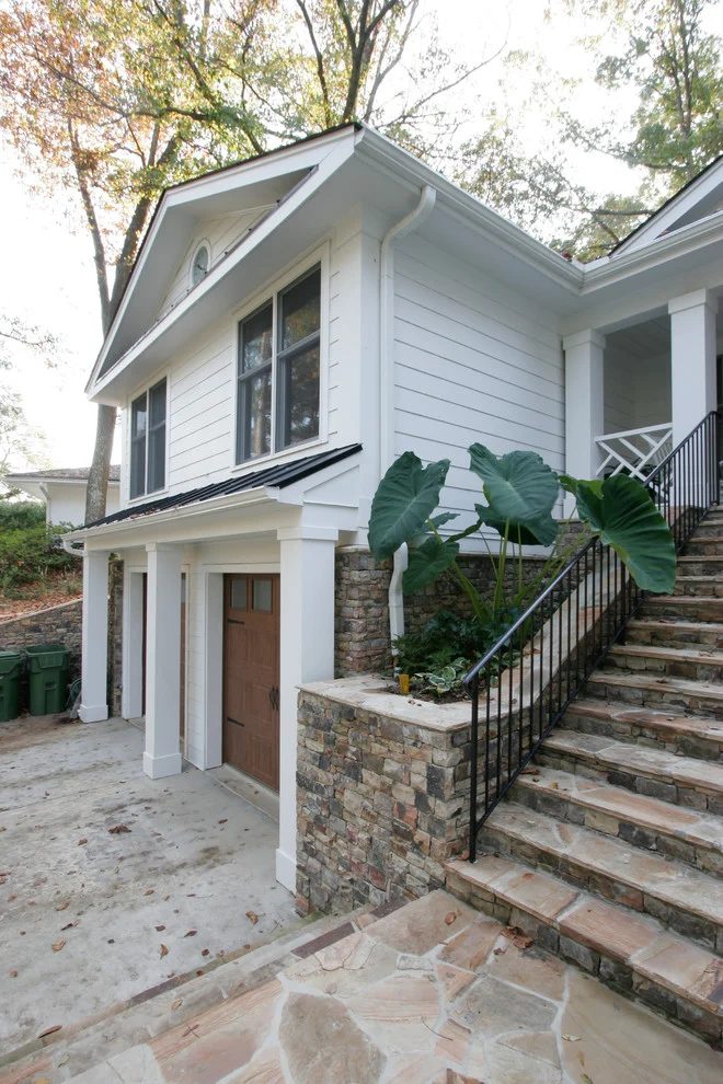 Split Level Curb Appeal | How to add character and architectural interest to the exterior of a split level home