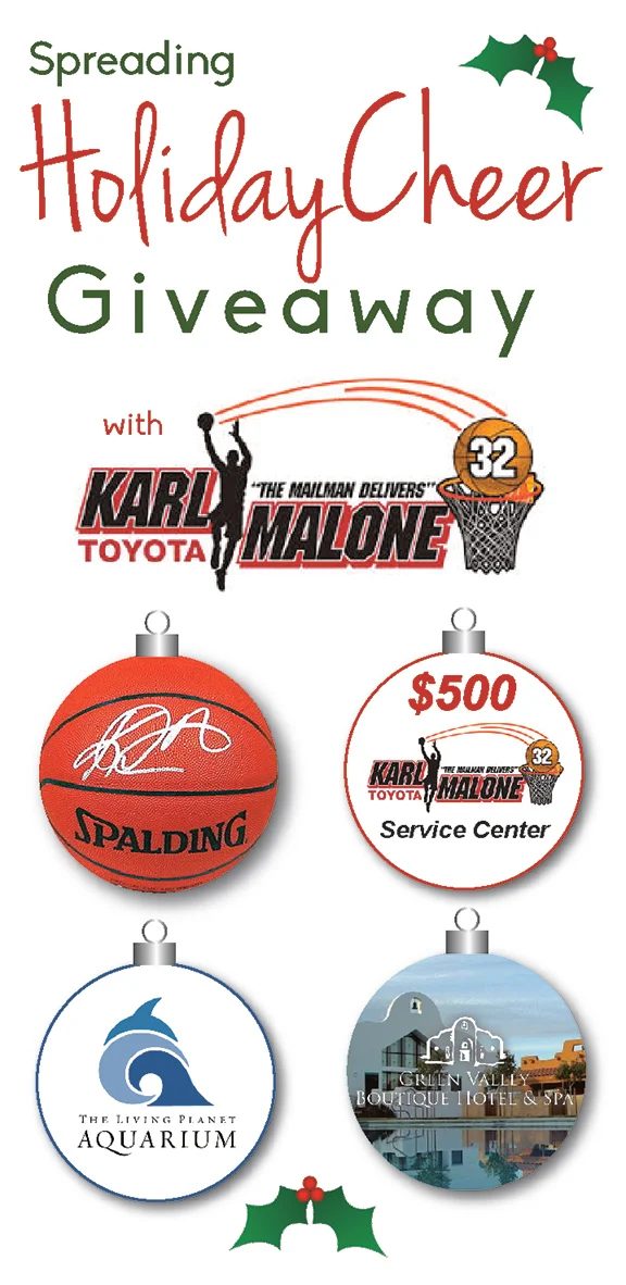 Spreading Holiday Cheer with Karl Malone Toyota Giveaway on www.cookingwithruthie.com