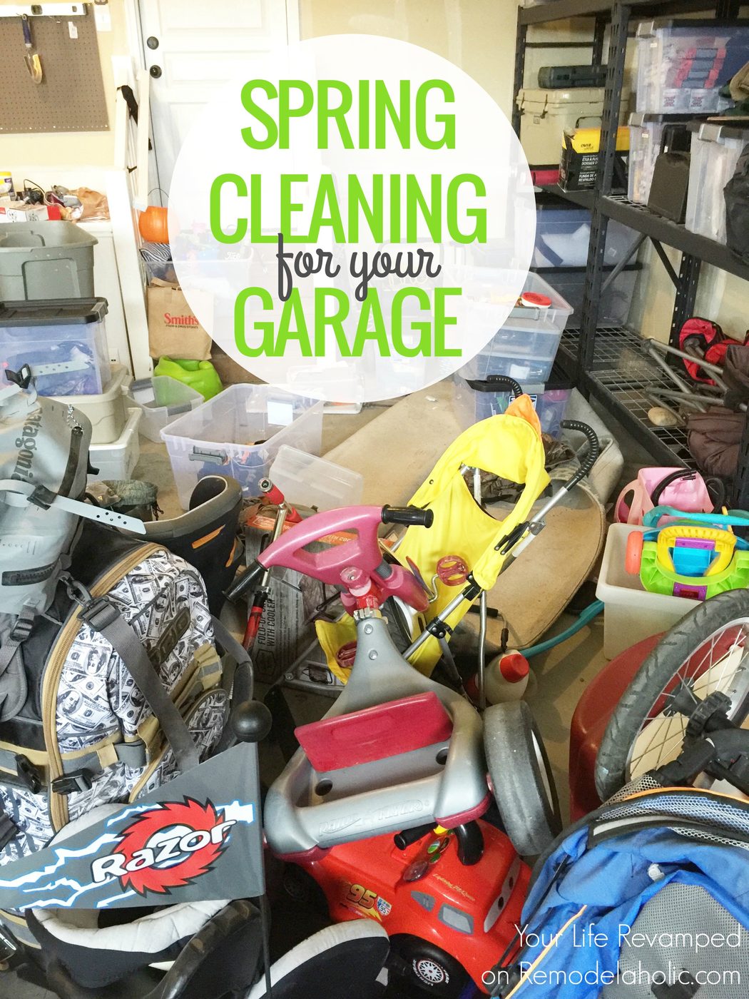 How to Spring Clean Your Garage (and keep it clean!) @Bekob