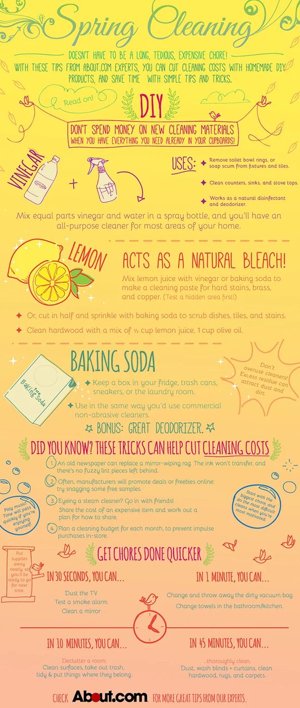 Spring Cleaning: Handmade & Time Saving Tips - Tipsaholic.com
