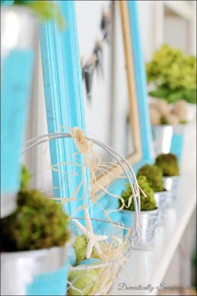 Spring Mantel