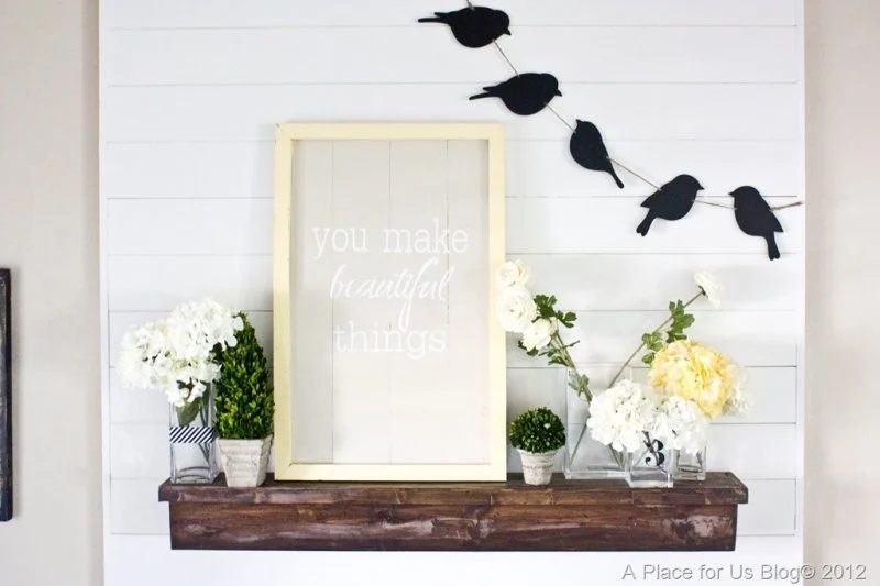 Spring Mantel