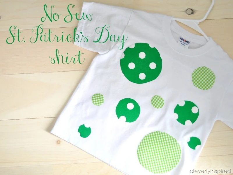 St. Patrick's Day No Sew Holiday Shirt