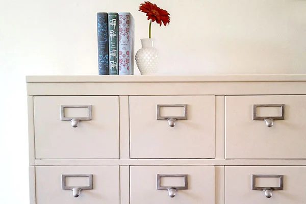 Refinished Stackable Filing Cabinet