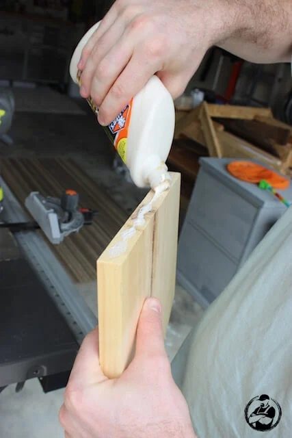 Handmade Stacking Countertop Storage Bin - Step 4 - glue together