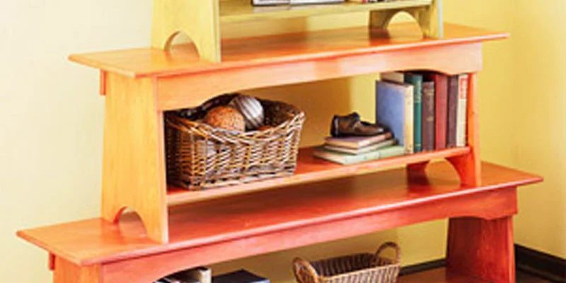 Stacked Bench Bookshelf
