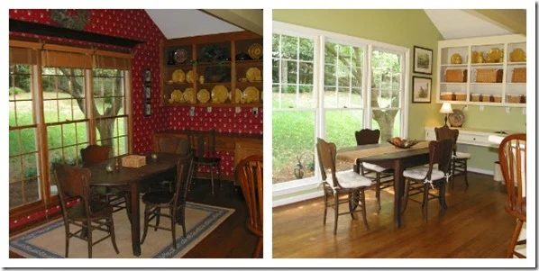 Goodbye House Hello Home dining collage