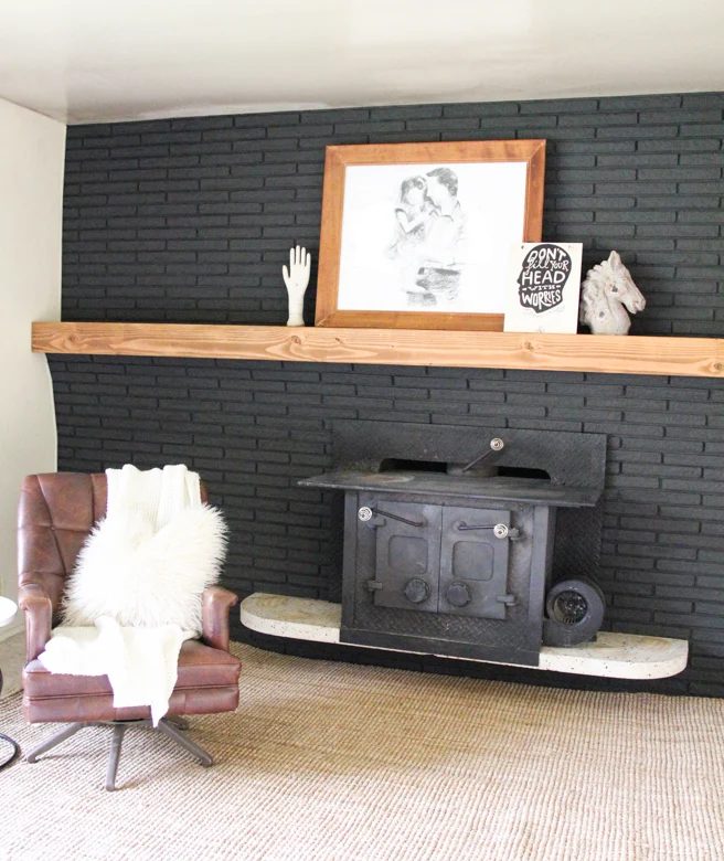 How to make a direct wood mantel @Bekob #Handmade #mantel (12 of 34)