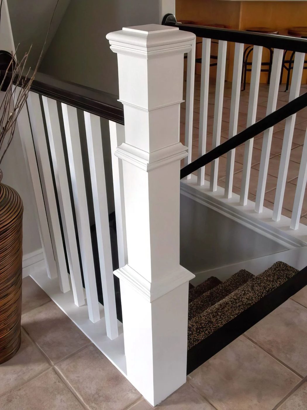 31 How To Build A Newel Post Around An Existing Banister TDA Designs Featured On @Bekob 600x800 115656