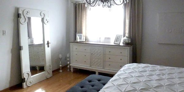 Standing Full Length Mirror Door