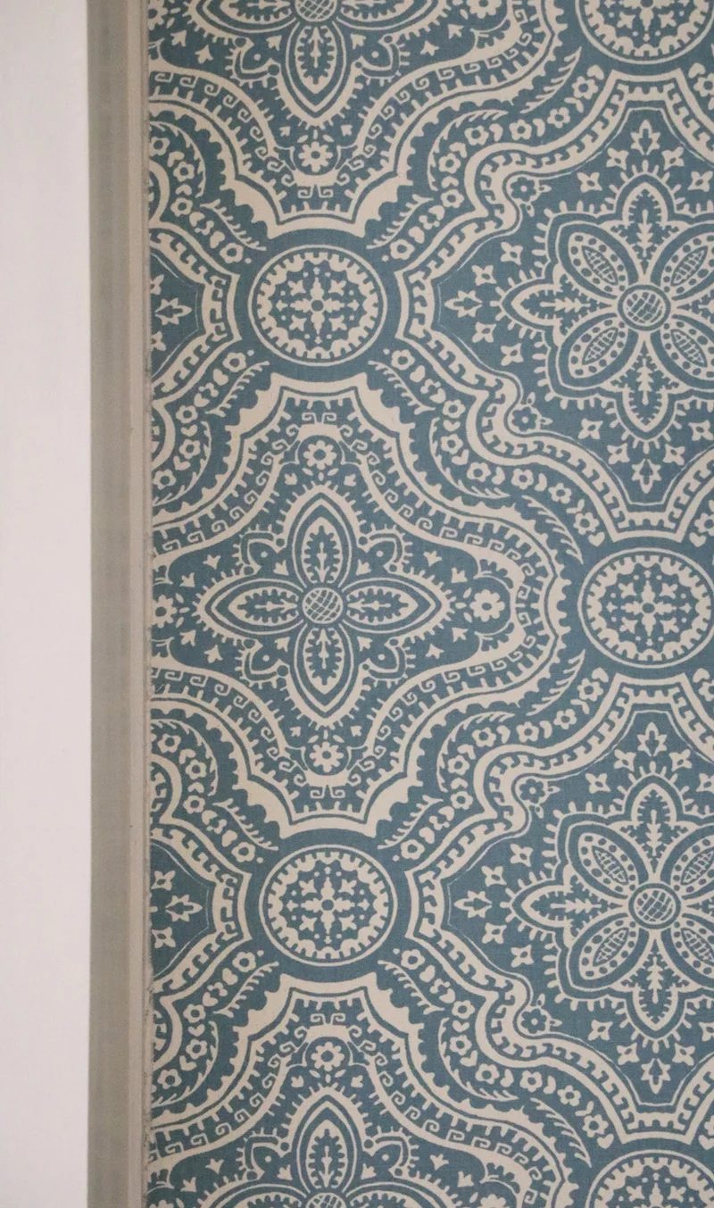 Starched Fabric Wall walkthrough.