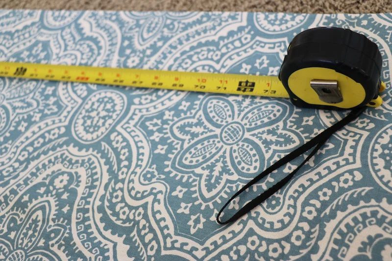 Measuring for Fabric Wall