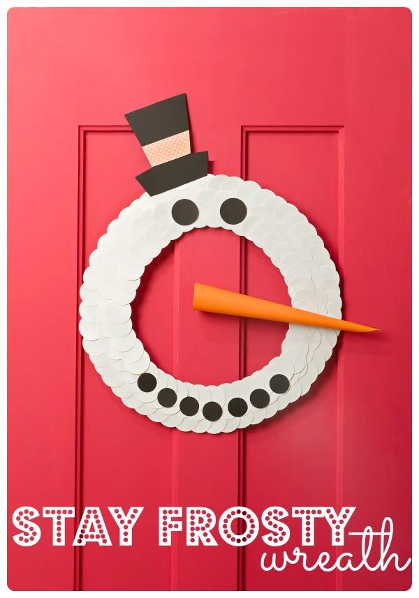 Christmas is just around the corner and this is the well fitted time to get out the craft supplies and have some fun with the kids. have them help you create this adorable Stay Fro