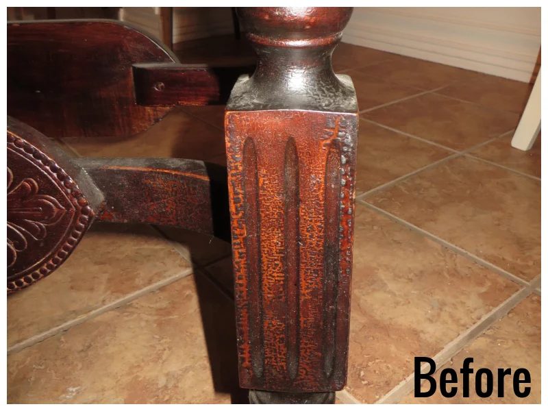 How To Refinish Wood Furniture, Leg Before, By Beckwiths Treasures On Bekob