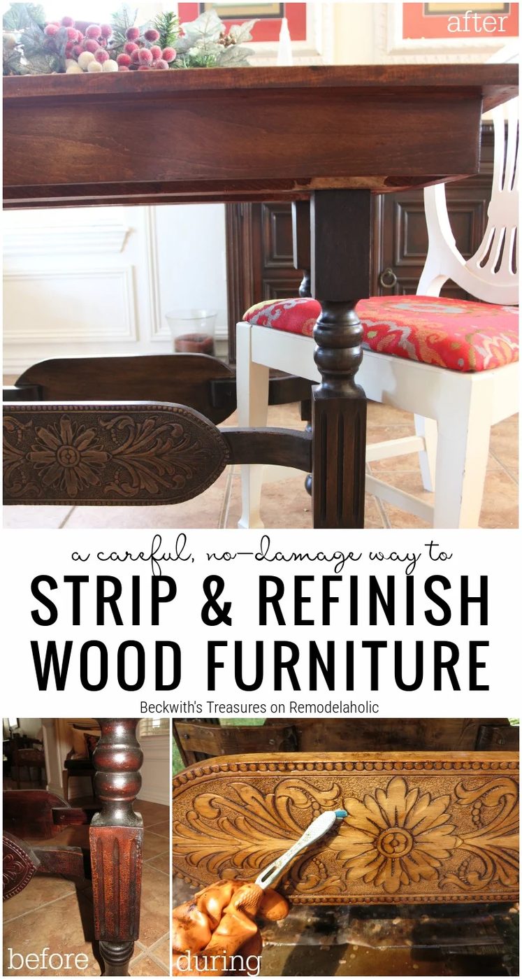 A Careful, No Damage Way To Strip And Restore Wooden Furniture On Bekob