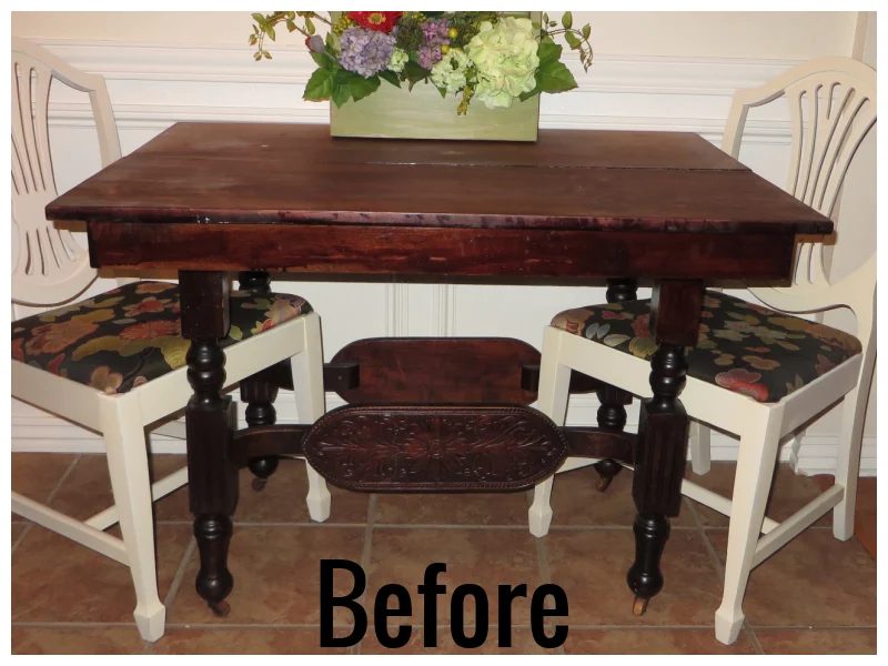 How To Refinish Wood Furniture, Before, By Beckwiths Treasures On Bekob