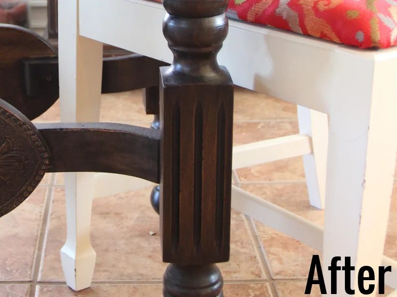 How To Refinish Wood Furniture, Leg After, By Beckwiths Treasures On Bekob