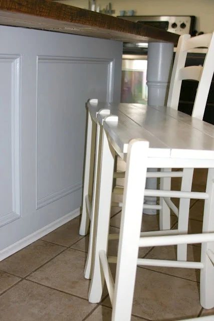 Making a bench from 2 stools (4)