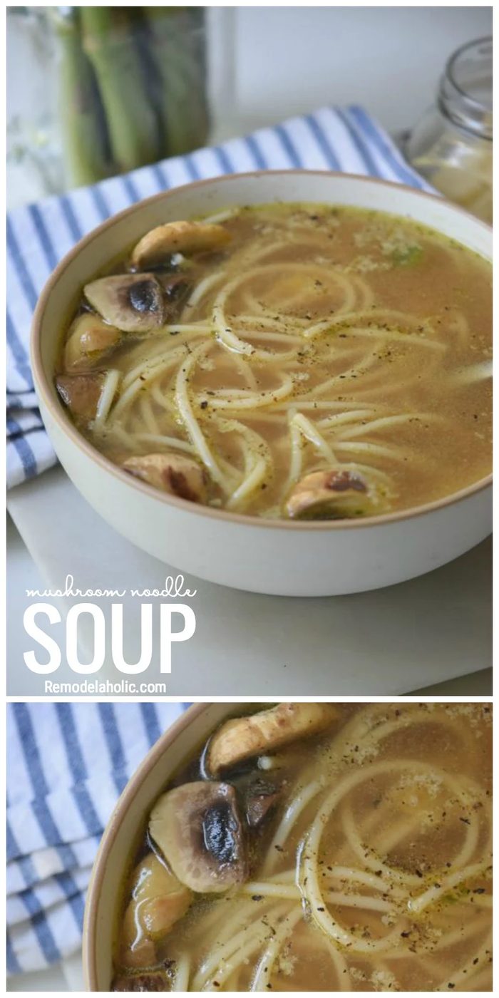 well fitted For The Winter Months Try This Mushroom Noodle Soup Recipe For Dinner Tonight Via Bekob.com
