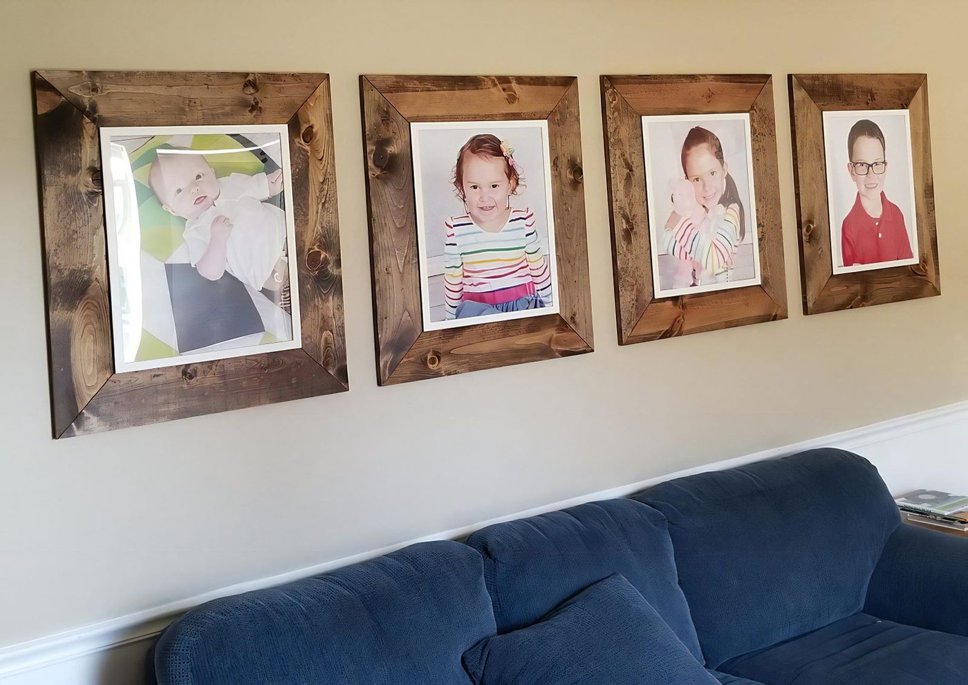 Extra Large Wooden Farmhouse Frame walkthrough IKEA FISKBO Frame method Bekob 065919