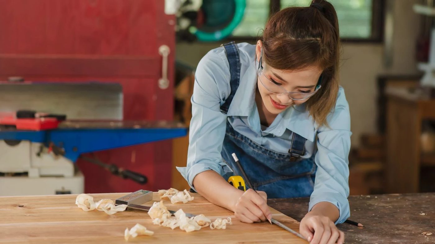Woman Woodwork