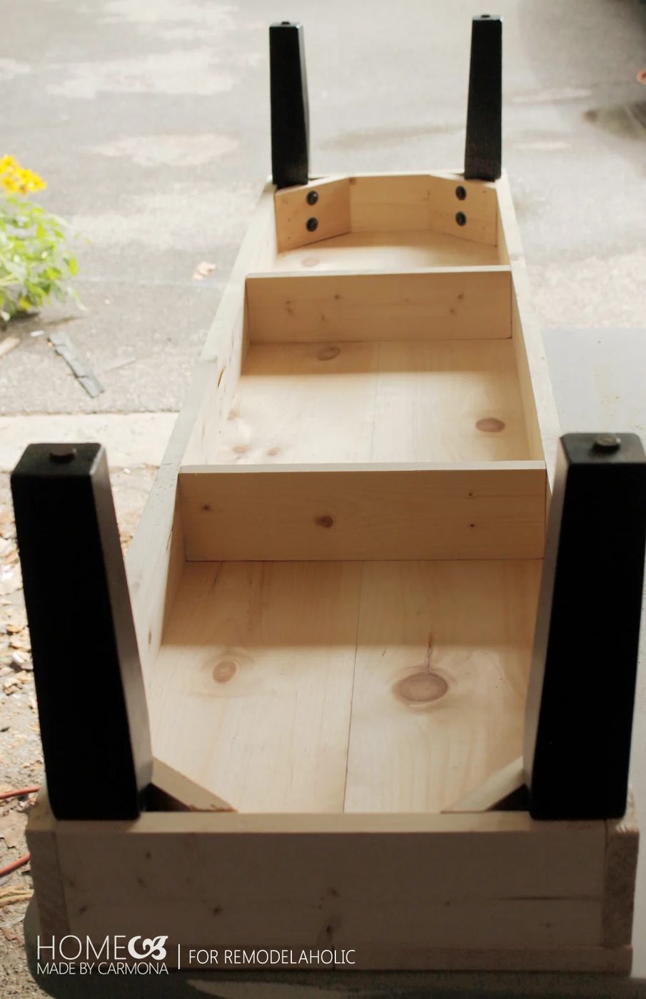 Handmade long bench