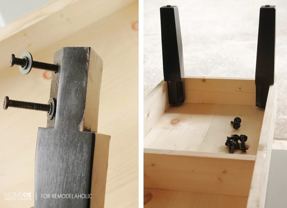 Handmade bench legs - HMC for Bekob