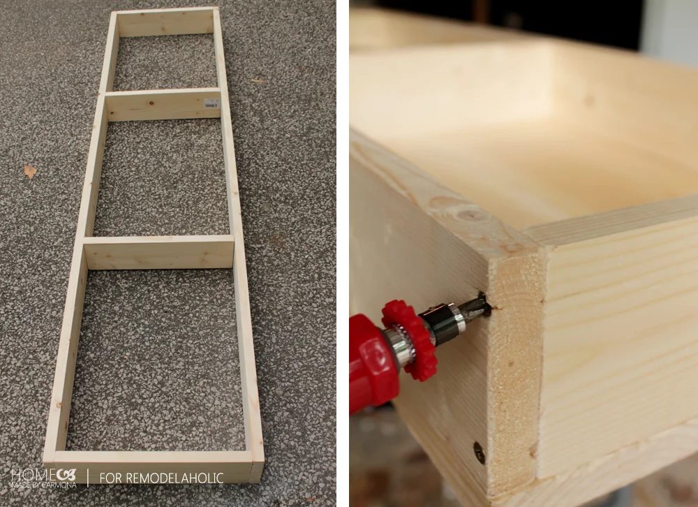 Screw bench frame together - HMC for Bekob