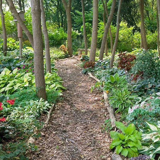 Wood logs make a great natural option for path and garden edges. Increase the beauty of your lawn by adding garden edging that works well with the style and feel of your home. Here