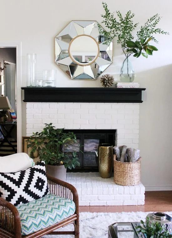 Lovely mantel arrangement!