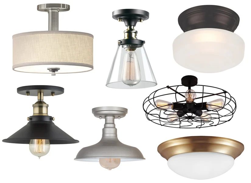 Stylish Flush Mount Light Fixtures Under $50