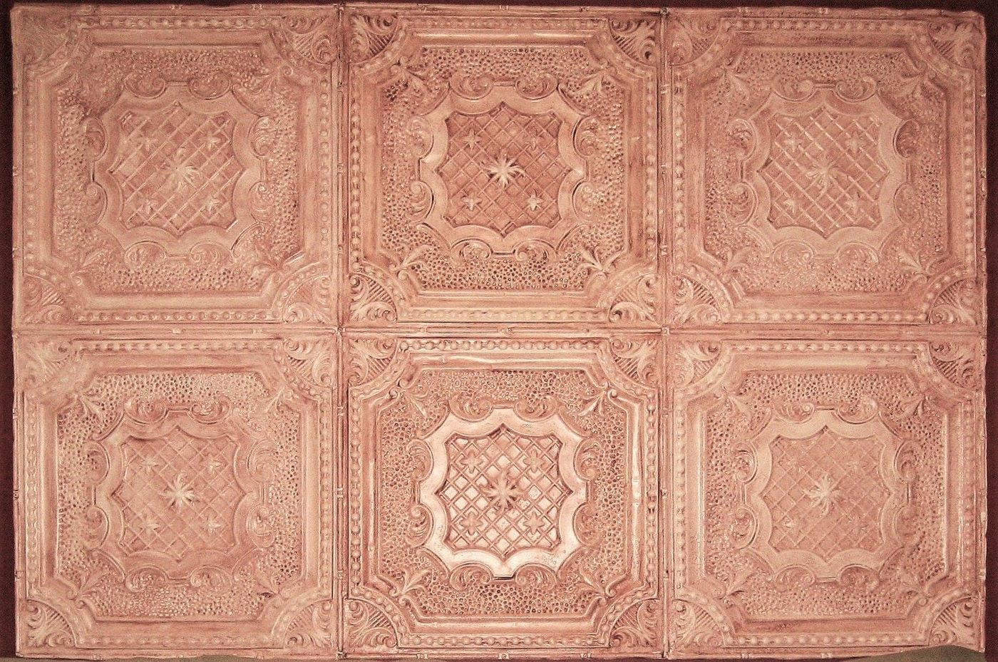 14 Vintage Ceiling Tile Headboard